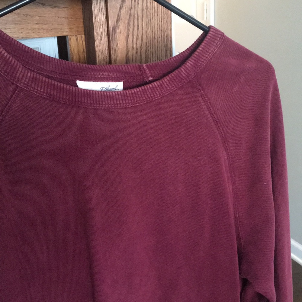 Burgundy Universal Thread Sweatshirt